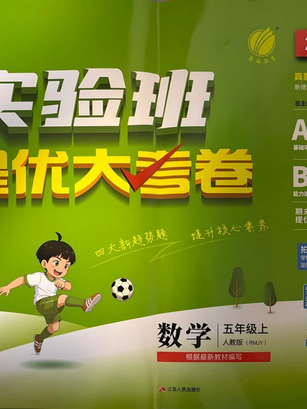 2027《春雨教育•实验班提优大考卷》（1-6年级上）（数学）（人教版）示意封面