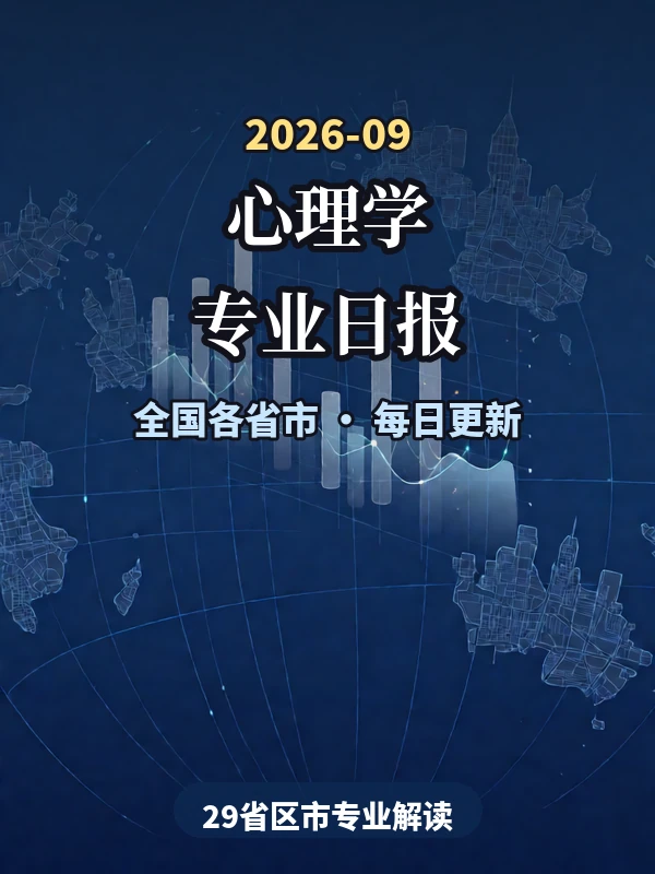 2026-09《心理学-全国各省市专业日报》示意封面