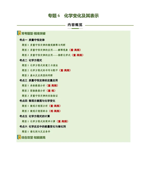2027【上好课】单元复习系列（8年级全一册）（化学）（新教材沪科版五四学制）（更新中）示意封面