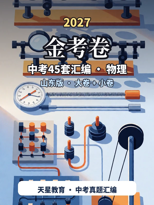2027《天星教育•金考卷中考45套汇编》（中考）（物理）（山东版）示意封面
