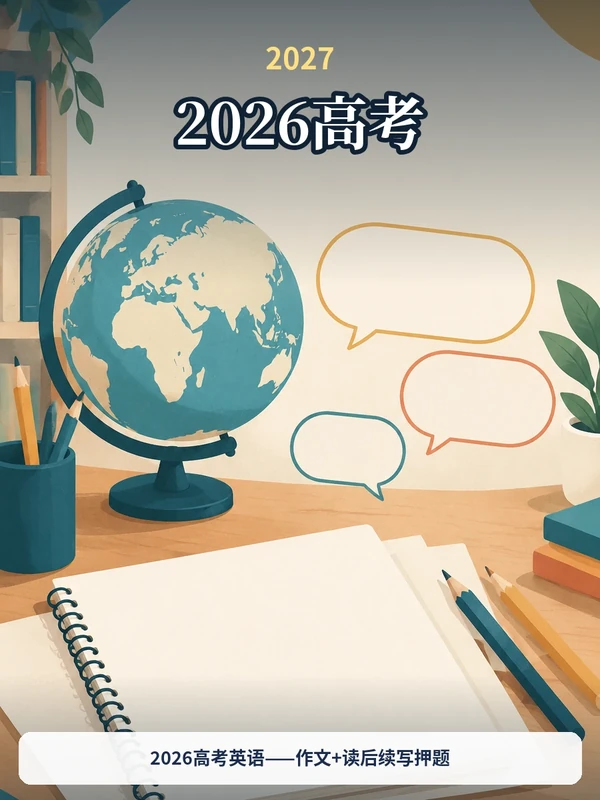 2026高考英语作文+读后续写押题示意封面