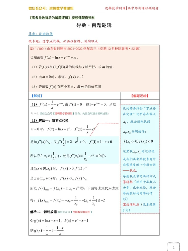 高考数学六大板块解题逻辑示意封面
