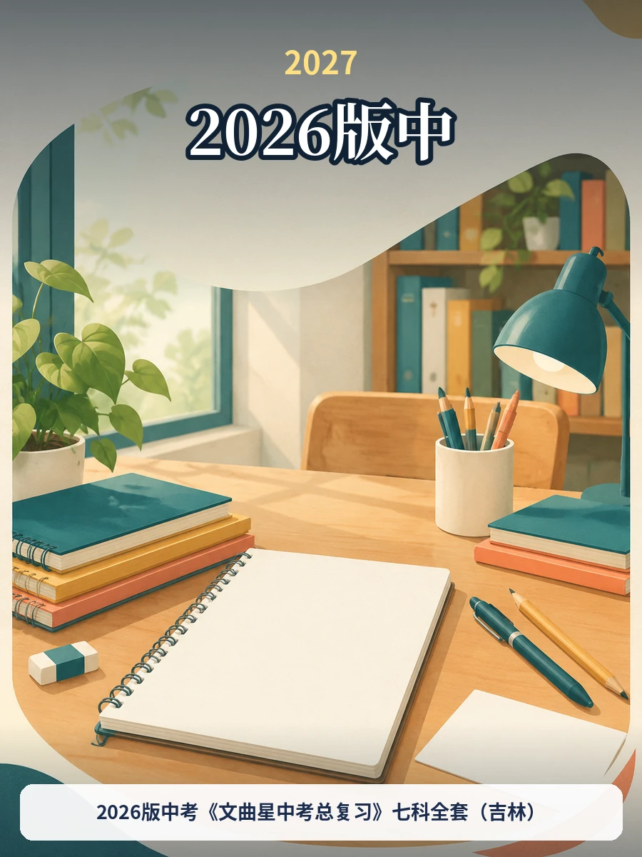 2026版中考《文曲星中考总复习》七科全套（吉林）示意封面