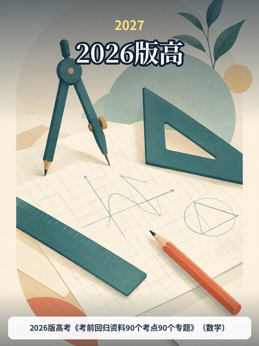 2026版高考《考前回归资料90个考点90个专题》（数学）示意封面