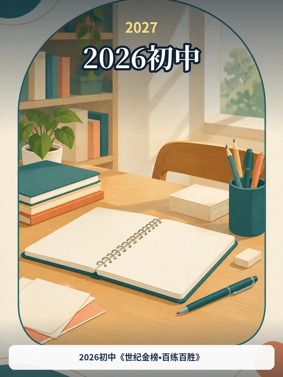 2026初中《世纪金榜•百练百胜》示意封面