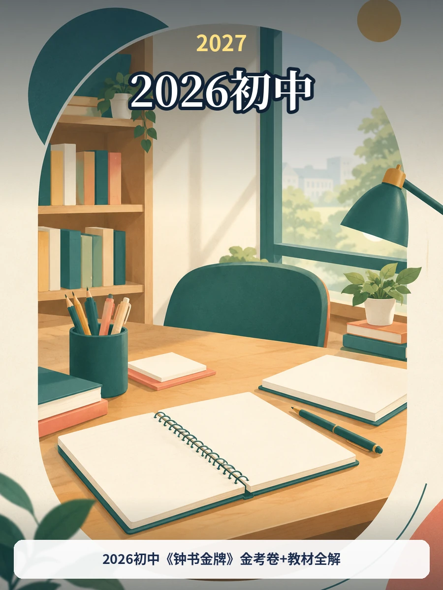 2026初中《钟书金牌》金考卷+教材全解示意封面