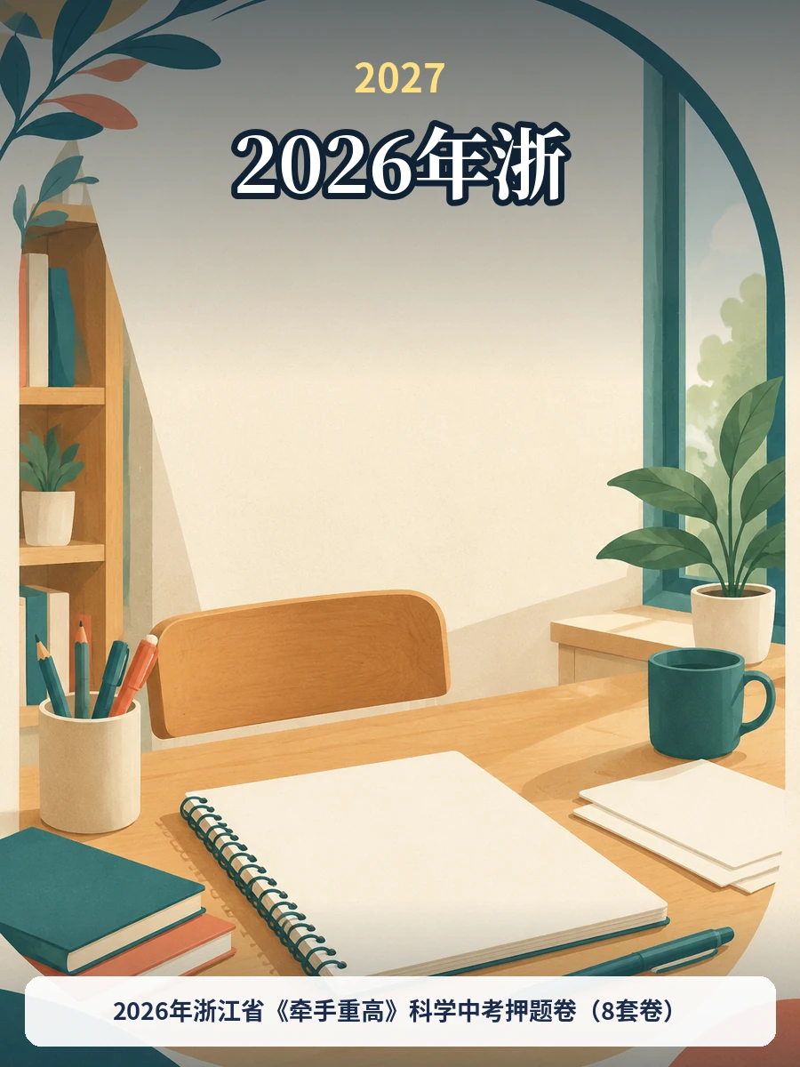 2026年浙江省《牵手重高》科学中考押题卷（8套卷）示意封面