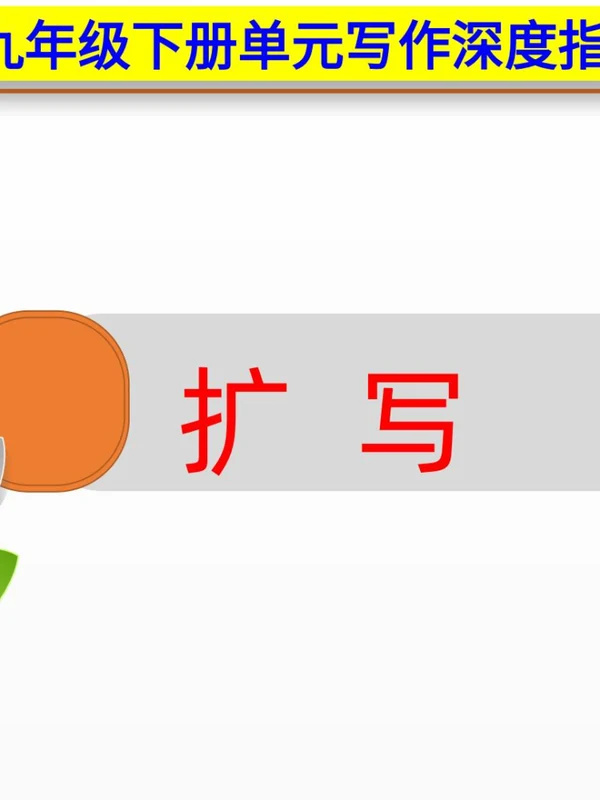 初中语文单元同步作文指导课件ppt素材示意封面
