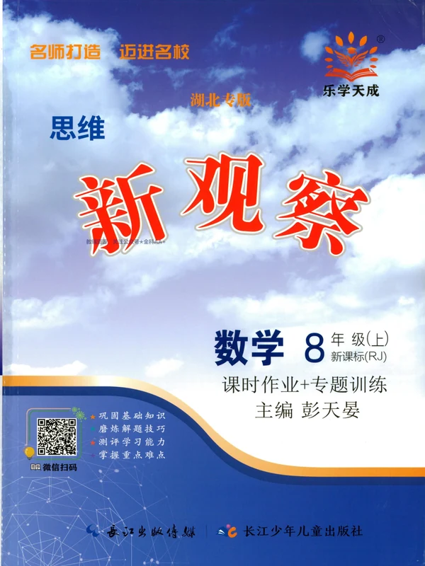 【初中】2026版数学《思维新观察（时作业+专题训练+随堂检测+单元检测试卷）》七八九年级上册示意封面