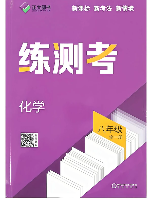 2027《正大图书•练测考》（8年级全一册）（化学）（鲁教版）示意封面
