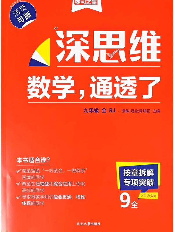 2027《学习之星•深思维数学通透辽》（9年级全一册）（数学）（人教版）示意封面