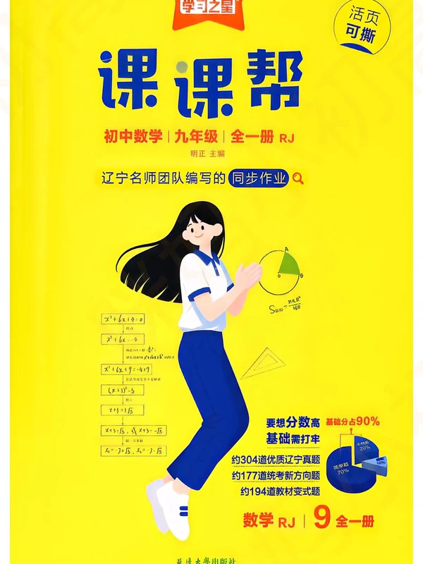 2027《学习之星•课课帮》（9年级全一册）（数学）（人教版）示意封面