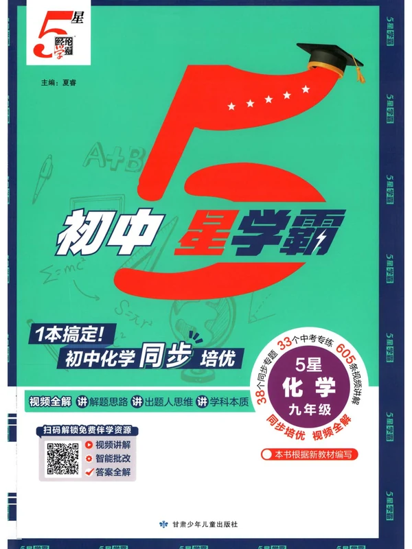 2027《经纶学霸•5星学霸同步培优》（9年级全一册）（化学）示意封面