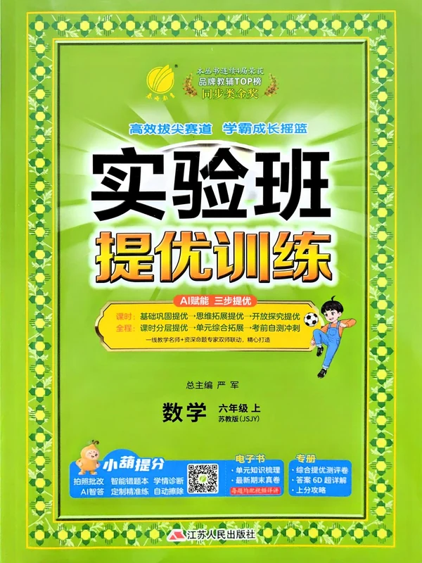 2027《春雨教育•实验班提优训练》（1-6年级上）（数学）（苏教版）（缺1、3年级）示意封面