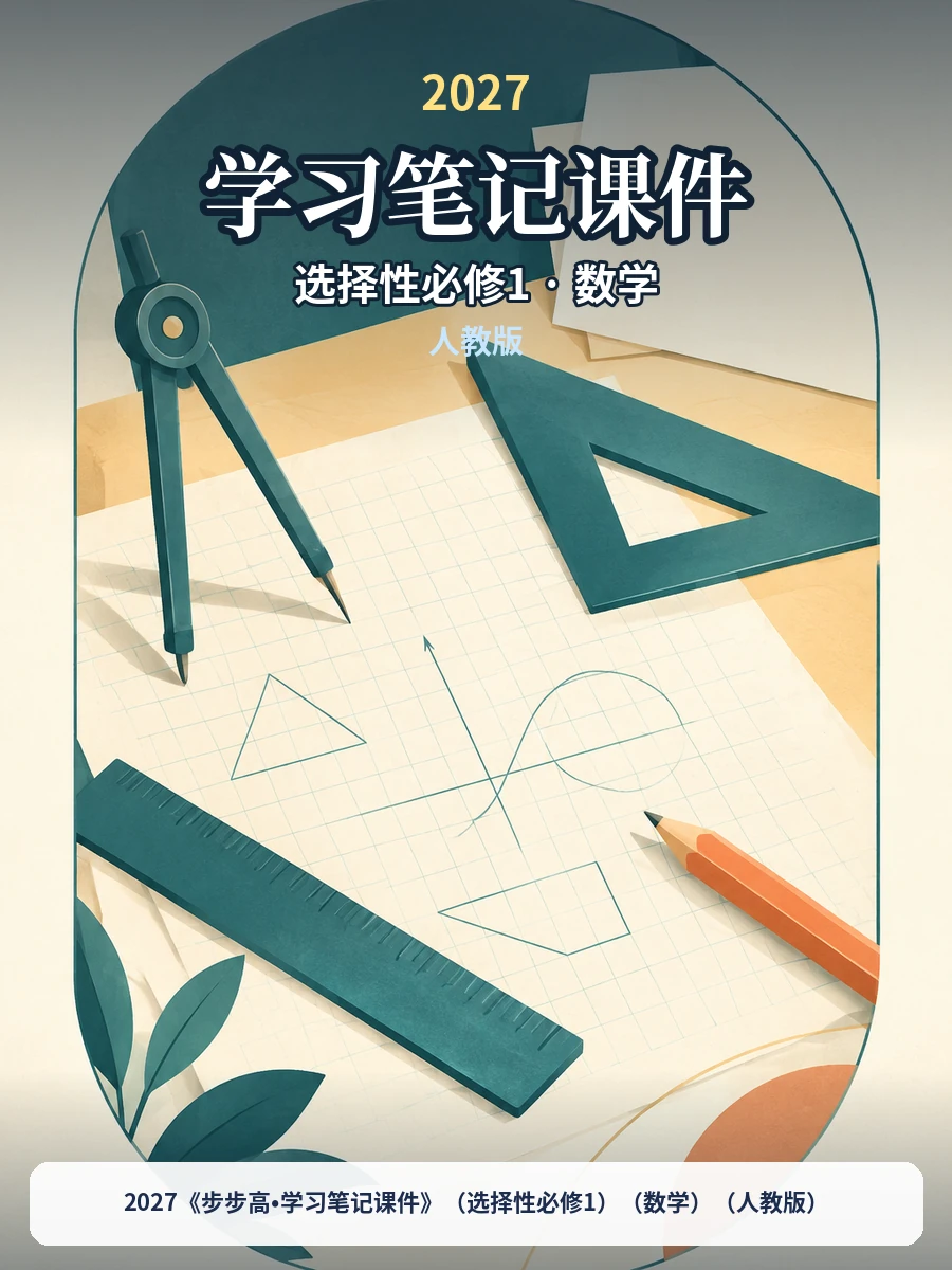 2027《步步高•学习笔记课件》（选择性必修1）（数学）（人教版）示意封面