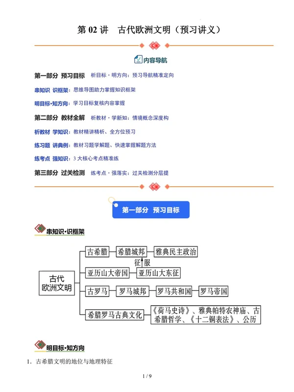 2026【上好课】暑假自学课（9年级上）（历史）（统编版新教材）（完结）示意封面