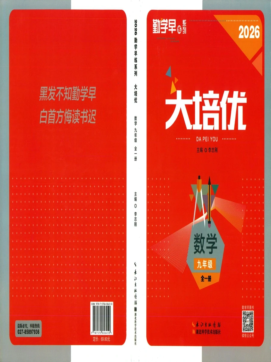 2027《勤学早·大培优》（红版）（9年级全一册）（数学）（人教版）示意封面