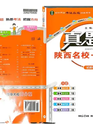 2027《真题圈•练考试卷》（9年级全一册）（数学）（北师陕西版）示意封面