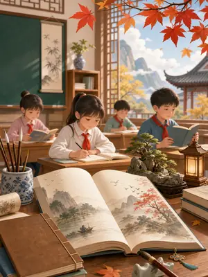 2026秋七彩课堂统编版语文六年级上册【精华版教用匹配课件+教案】示意封面