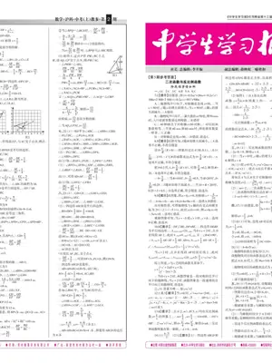 2027《中学生学习报》（1-2期）（中考）（数学）（沪科版）示意封面
