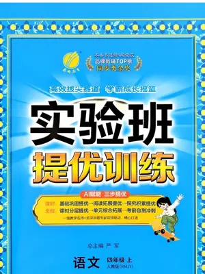 2027《春雨教育•实验班提优训练》（1-6年级上）（语文）（缺1-3）示意封面