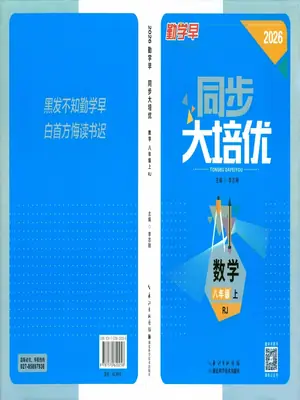 2027《勤学早·大培优》（蓝版）（8年级上）（数学）（人教版）示意封面