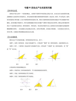 中考数学经典压轴题分类示意封面