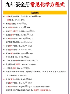 2027《基础知识43大考点+必背化学方程式》（中考）（化学）示意封面