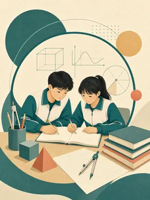 青果学院初中数学双人同步完整课程示意封面