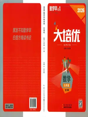 2027《勤学早·大培优》（红版）（9年级全一册）（数学）（人教版）示意封面