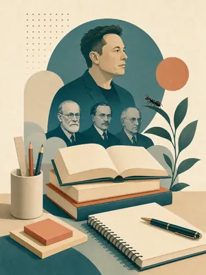 马斯克第一性原理 · 蚂蚁阿福 · 人这一生会遇到的三个心理学家示意封面